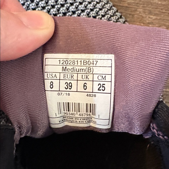 Brooks Revel 2 Running Shoe Sneaker Black Purple Knit Athletic Trainer 8 - Picture 8 of 10